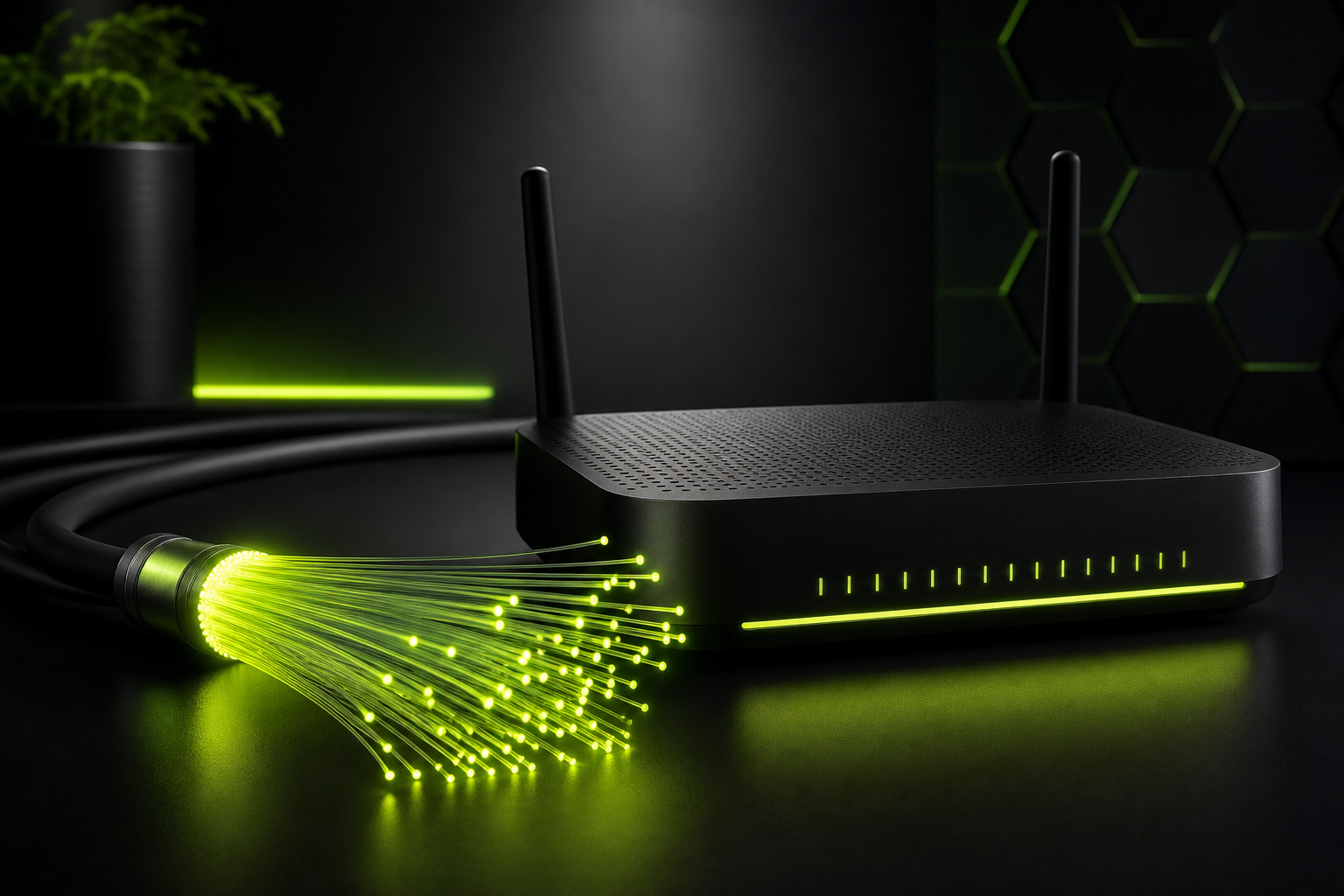 Fibre internet visual