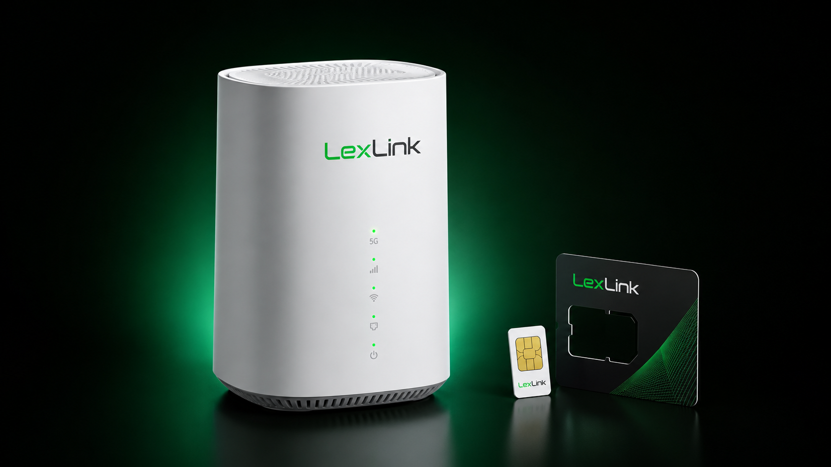 LexLink router and SIM card